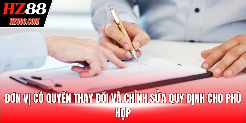 Cập nhật chính sách tại HZ88